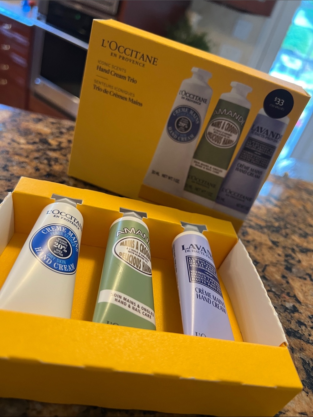L'OCCITANE Hand Cream Trio — Blue, Green, Lavender